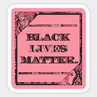 Ambrose Black Lives Matter Period Sticker